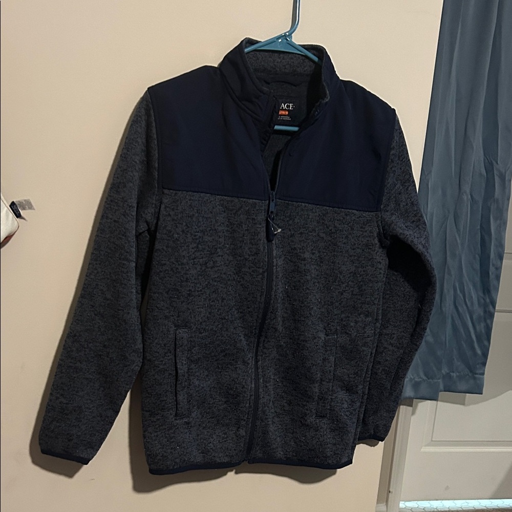 Navy Full-Zip Jacket